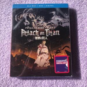 Attack On Titan Final Season Part 1 Blu-Ray + DVD W/Slipcover + Protective Case